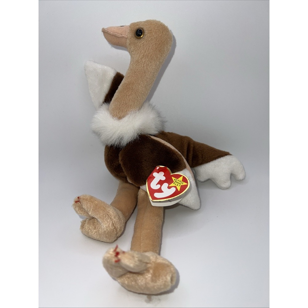 Ty Beanie Baby named "Stretch" or "Stretchy" the‎ Ostrich. 1997